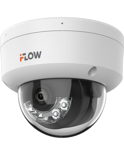 F-IC-2442C2MS(4мм). Бюджетная IP-видеокамера купольная. i-FLOW в Воронеже