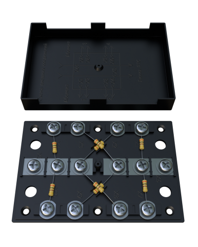 KRA-4 75 Om black (MEC42102). Коробка на 4 абонента. МЭК-Электрика в Воронеже