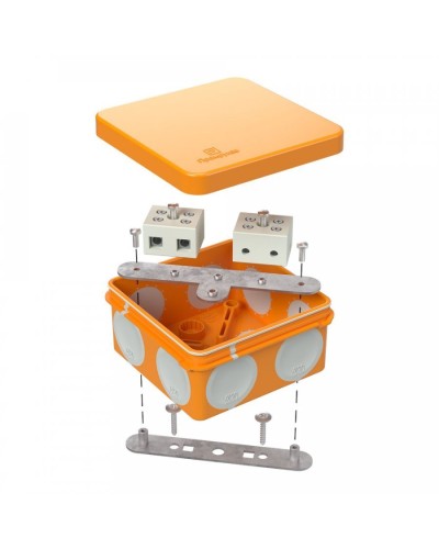 Коробка огнестойкая 80х80х40 (60-0210-FR10.0-4). Коробка огнестойкая для открытой установки. Промрукав в Воронеже