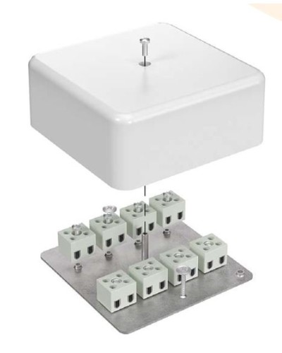 Коробка огнестойкая 103х103х45 для кабель-канала (40-0470-FR6.0-6). Коробка огнестойкая для кабель-канала. Промрукав в Воронеже