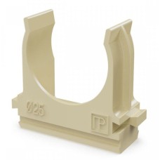 Крепёж-клипса для труб АБС-пластик сосна D25 (100 шт) (PR13.0050). Крепление для труб ПВХ. Промрукав