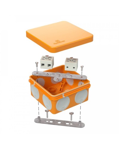 Коробка огнестойкая 80х80х40 (60-0210-FR6.0-4). Коробка огнестойкая для открытой установки. Промрукав в Воронеже