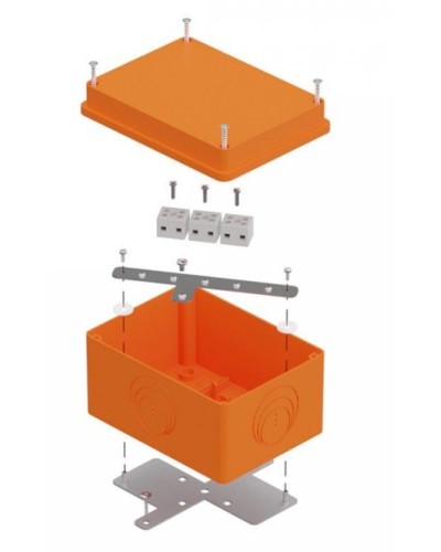 Коробка огнестойкая 150х110х90 E15-E120 для о/п (40-0351-FR6.0-6). Коробка огнестойкая для открытой установки. Промрукав в Воронеже