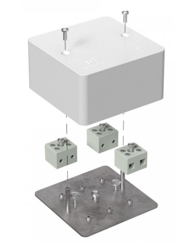 Коробка огнестойкая 103х103х45 (40-0470-FR2.5-6). Коробка огнестойкая для открытой установки. Промрукав в Воронеже
