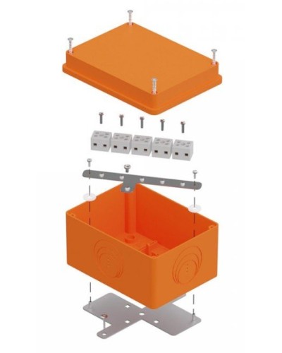 Коробка огнестойкая 150х110х90 E15-E120 для о/п (40-0351-FR2.5-10). Коробка огнестойкая для открытой установки. Промрукав в Воронеже
