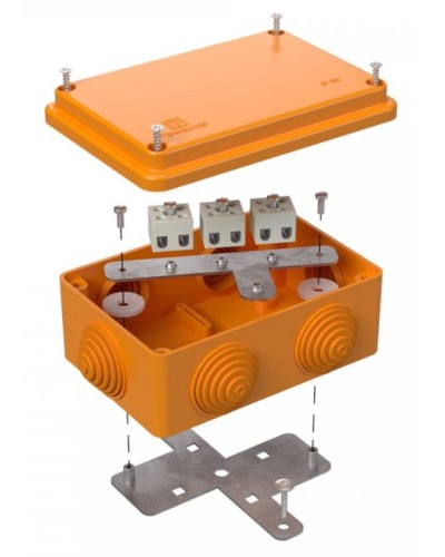 Коробка огнестойкая 120х80х50 (40-0340-FR2.5-6). Коробка огнестойкая для открытой установки. Промрукав в Воронеже