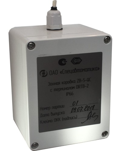 ZB-5-QC с DRTB-2 исп.01. Монтажная зонная коробка. Спецавтоматика, Москва в Воронеже