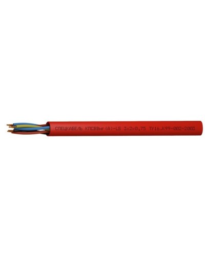 КПСВВнг(А)-LS 3х2х1,5 (Спецкабель). Кабель симметричный для систем сигнализации и управления, групповой прокладки, с пониженным дымо- и газовыделением. Спецкабель в Воронеже