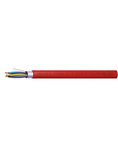 КПСВЭВнг(А)-LS 4х2х2,5 (Спецкабель). Кабель симметричный для систем сигнализации и управления, групповой прокладки, с пониженным дымо- и газовыделением. Спецкабель в Воронеже