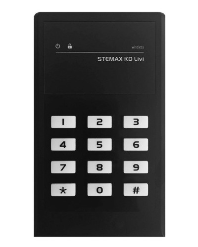 STEMAX KD Livi (черный). Беспроводная кнопочная кодовая панель. Стелс НПП в Воронеже